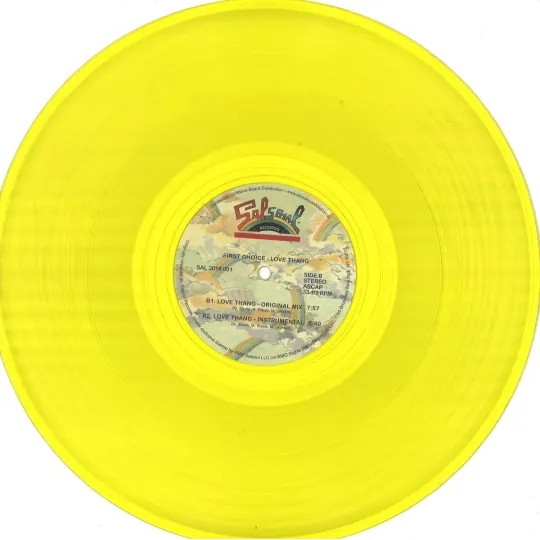First Choice ‎– Love Thang (Yellow Pressing)