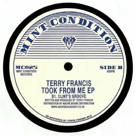 Terry Francis ‎– Took From Me EP