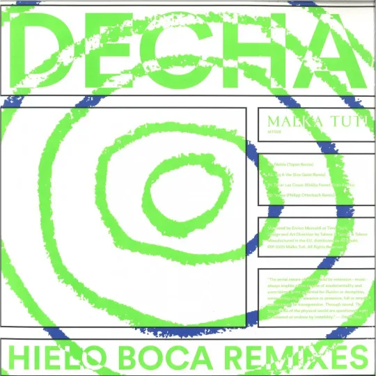 Decha ‎– Hielo Boca Remixes