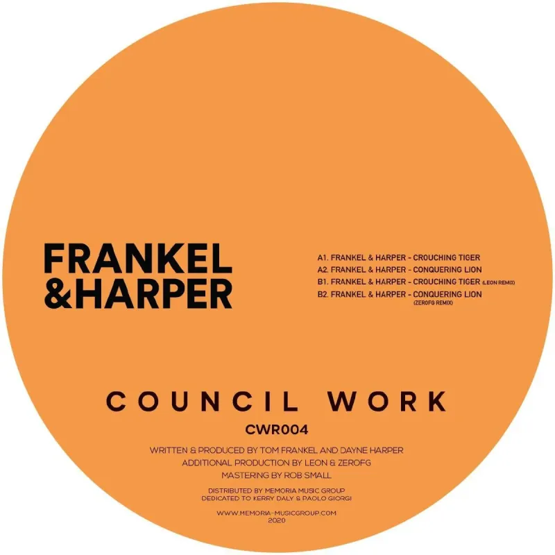Frankel & Harper – Crouching Tiger EP