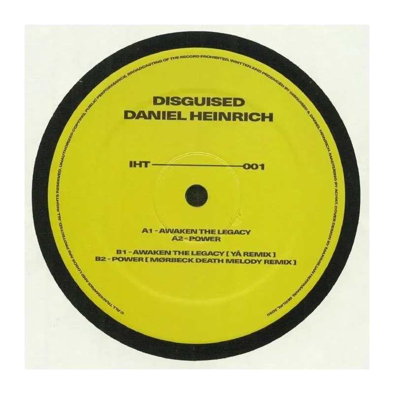 Disguised & Daniel Heinrich ‎– Awaken The Legacy