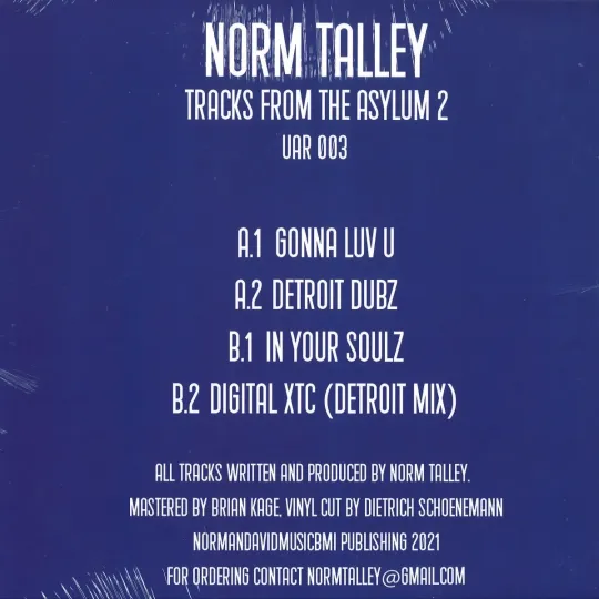 Norm Talley – Tracks From The Asylum 2