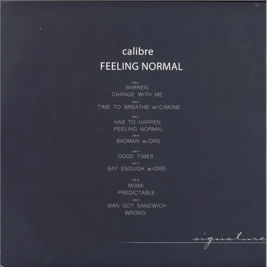 Calibre – Feeling Normal