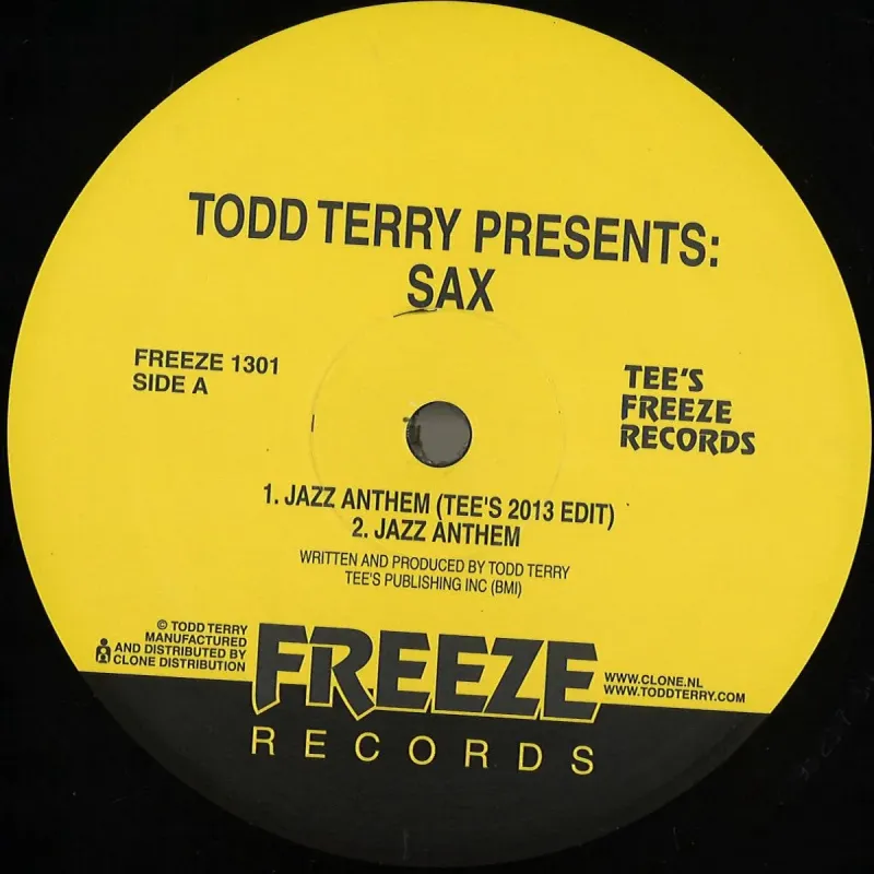 Todd Terry pres. Sax – Jazz Anthem