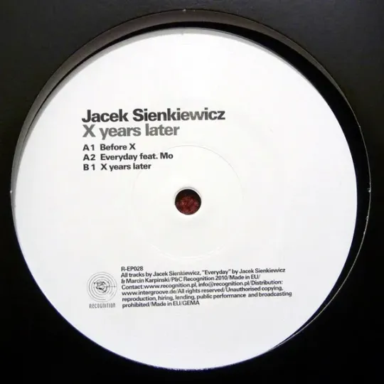 Jacek Sienkiewicz ‎– X Years Later