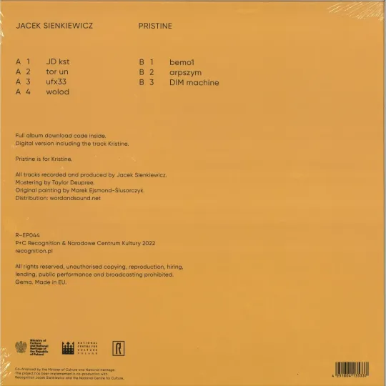 Jacek Sienkiewicz ‎– Pristine LP