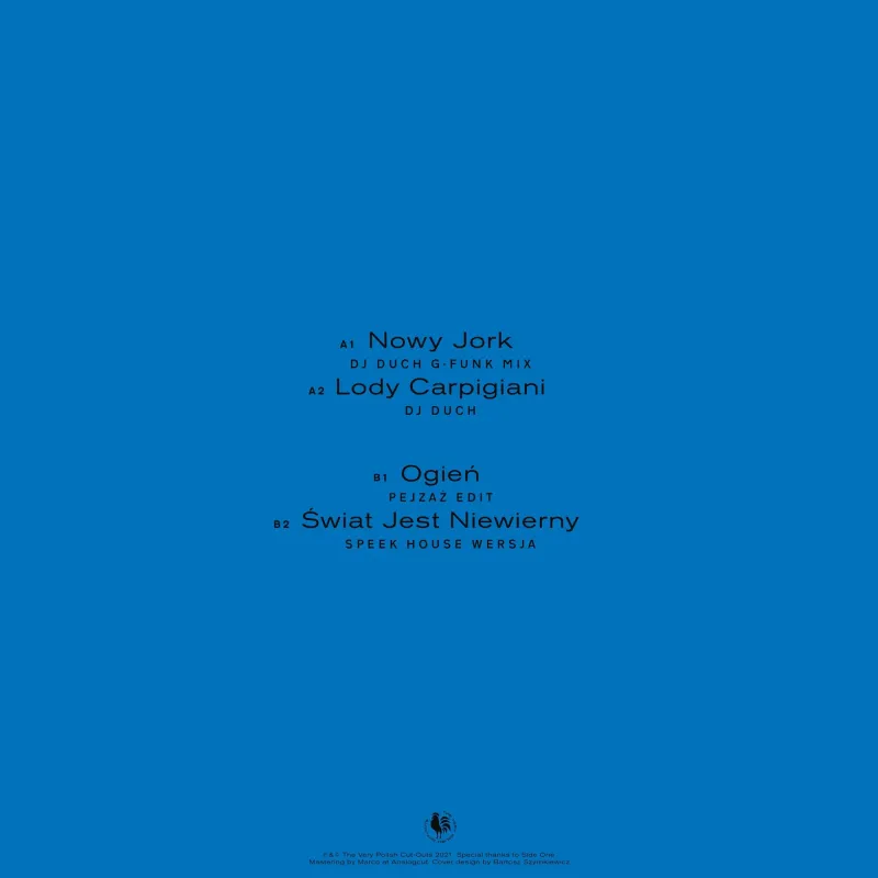 Dj Duch / Pejzaż / Speek – The Very Polish Cut-Outs Sampler Vol. 8 (Blue Vinyl)