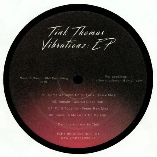 Tink Thomas – Vibrationz EP