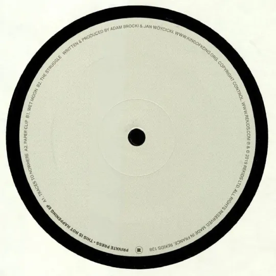 Private Press ‎– This Is Not Happening EP