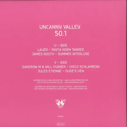 Various ‎– Uncanny Valley 50.1: Pink