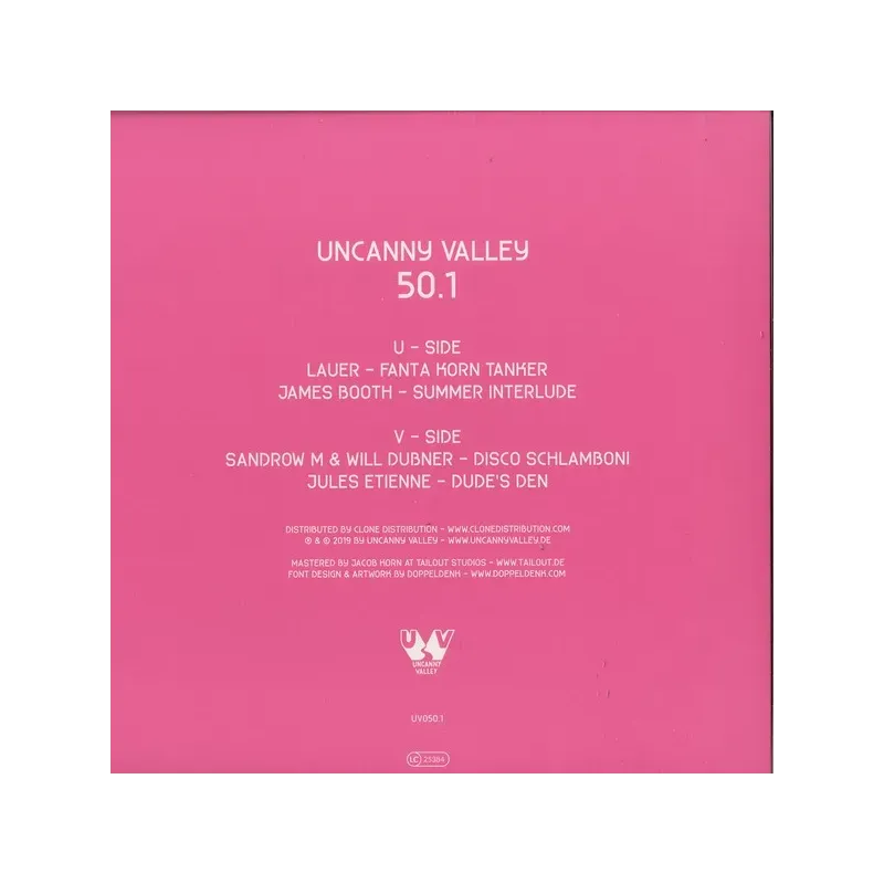 Various ‎– Uncanny Valley 50.1: Pink