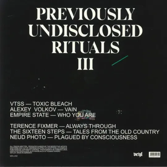 Various ‎– Previously Undisclosed Rituals III