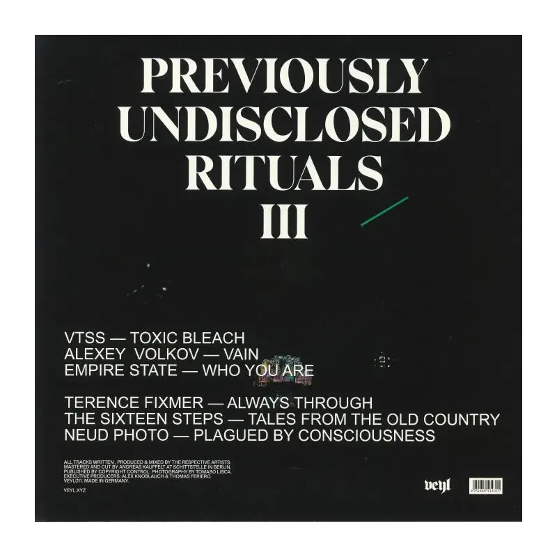 Various ‎– Previously Undisclosed Rituals III