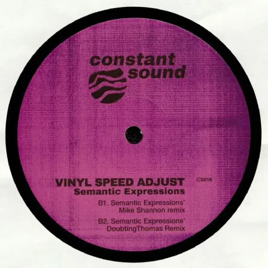 Vinyl Speed Adjust ‎– Semantic Expressions