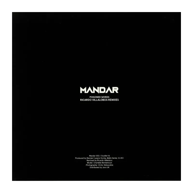 Mandar ‎– Poisoned Words (Ricardo Villalobos Remixes)