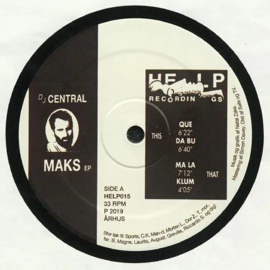 DJ Central ‎– Maks EP