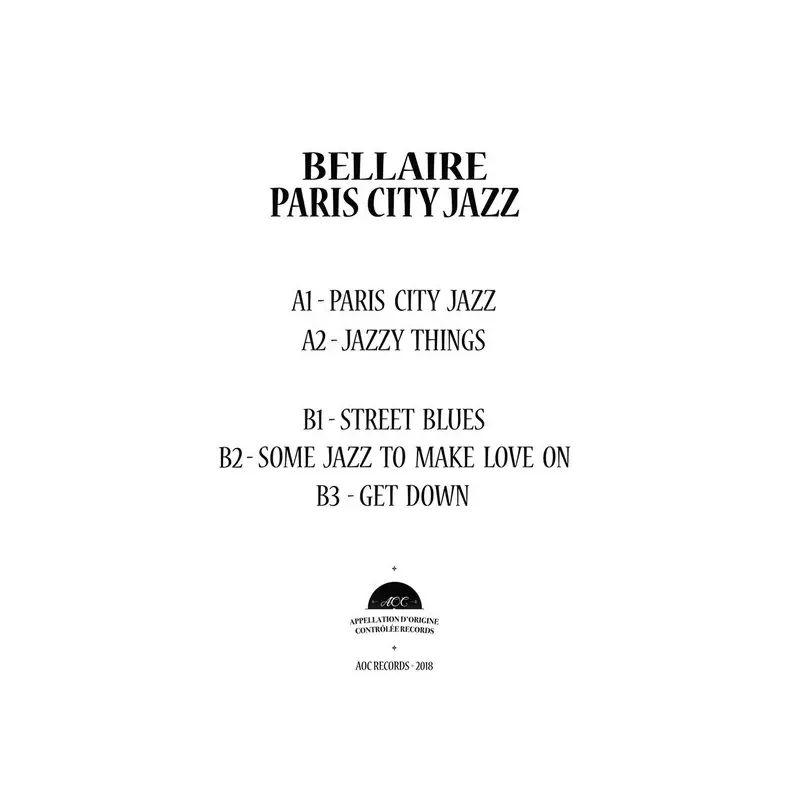 Bellaire ‎– Paris City Jazz
