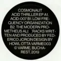 Cosmonaut – Acid Thriller EP