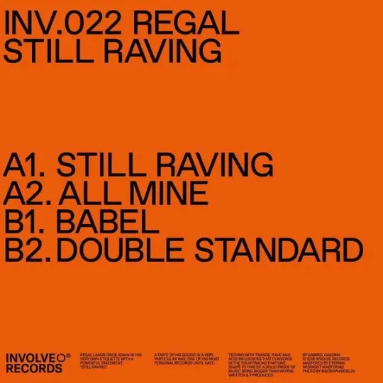 Regal ‎– Still Raving